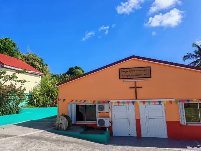 École Sainte-Marie - Façade pédagogique « Chaque enfant est un trésor »